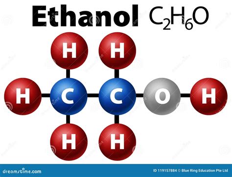 ethanol molecule.